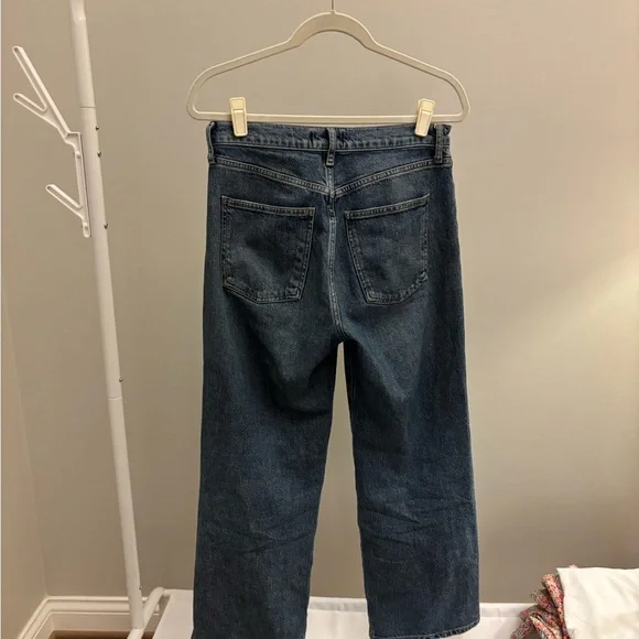 Agolde Wide Leg Harper High Rise Blue Jeans | Size 27 - Picture 5 of 8